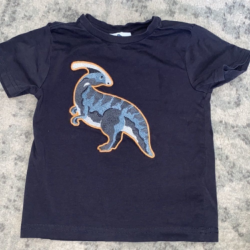 Tommy Bahama Navy Short Sleeve T-shirt 24 Month Boy Dinosaur 🦕